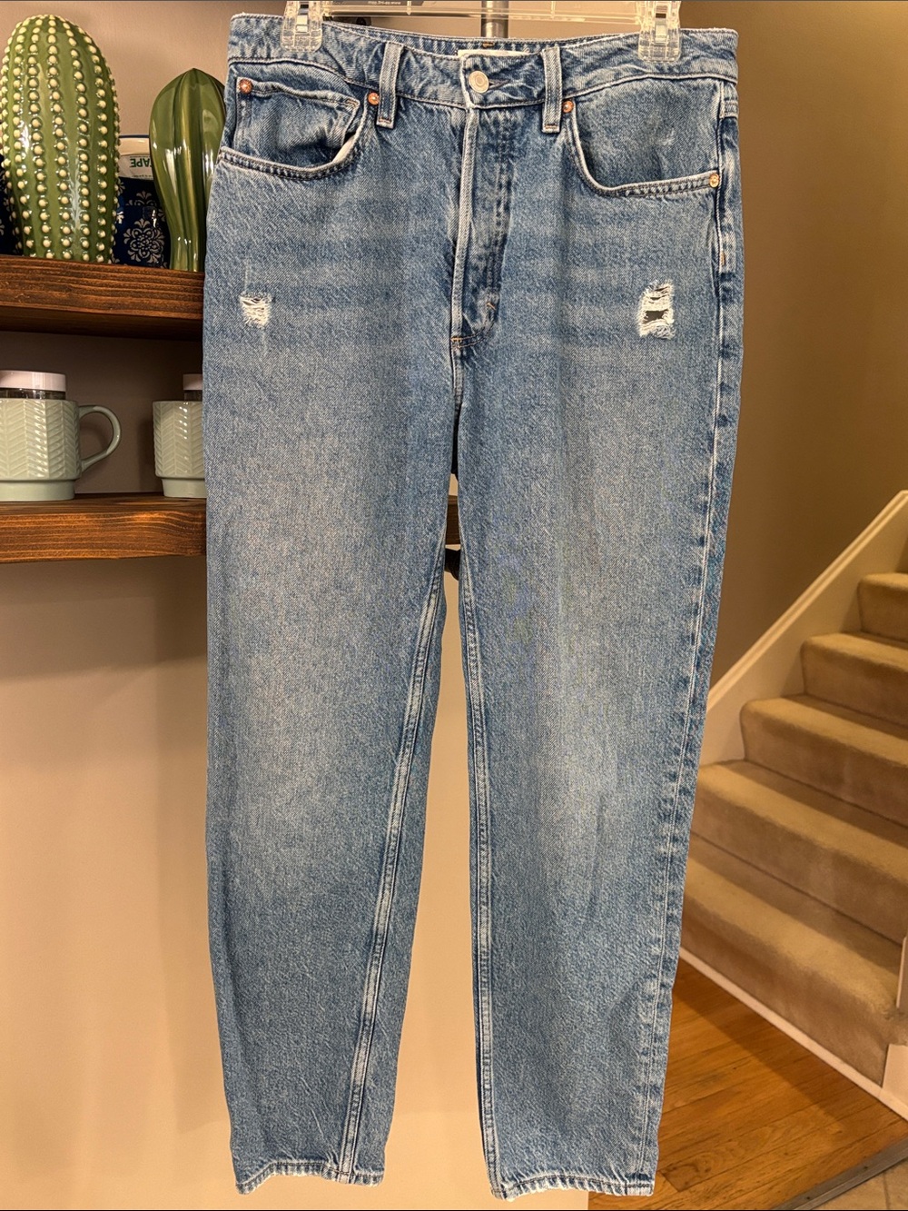 Free People We The Free Fast Times High Rise Mom Jeans | Size 28